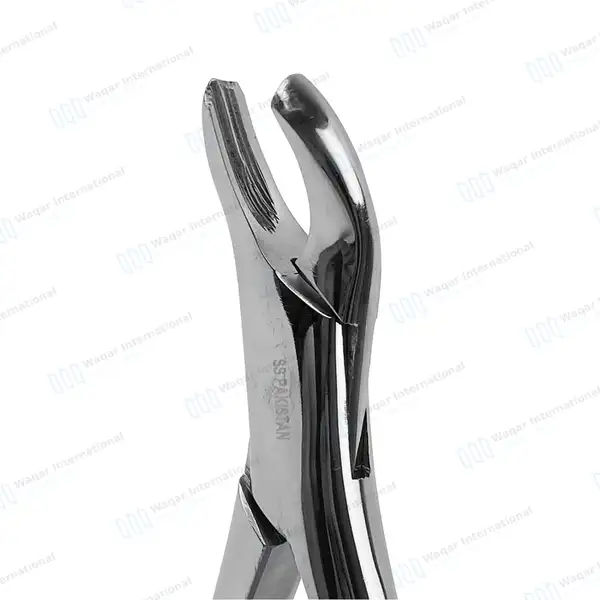 3 Dental Extracting Forceps #18R for Upper 1st & 2nd Molars - dental instruments manufactured by Waqar International, Sialkot - view 3