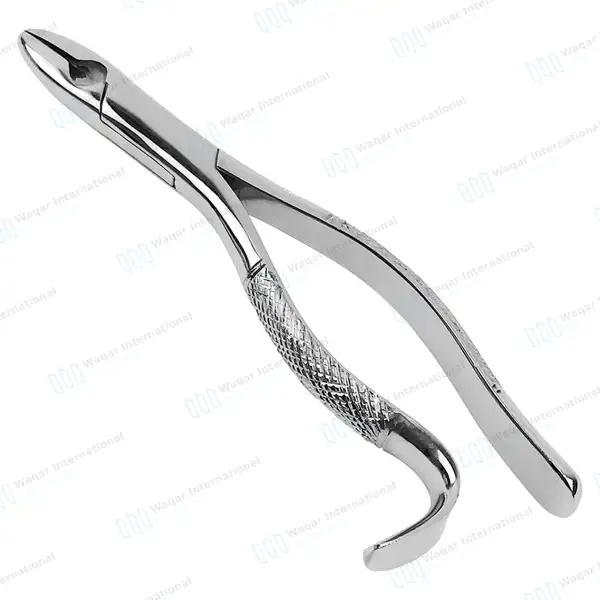 3 Extracting Forceps #99A Upper Incisors, Canines & Premolar Root - dental instruments manufactured by Waqar International, Sialkot - view 2