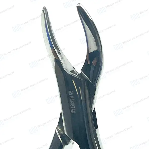 3 Extracting Forceps #69 Upper Lower Roots and Fragments - dental instruments manufactured by Waqar International, Sialkot - view 3