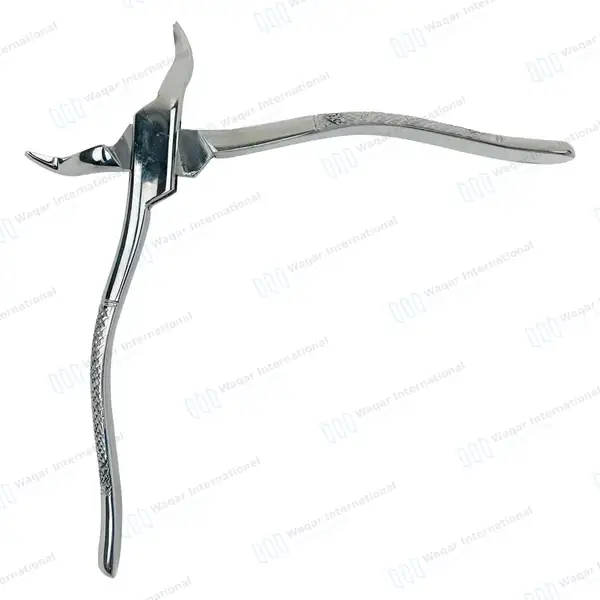 3 Pcs Dental Extracting Forceps #53L For Upper 1st & 2nd Left Molars - dental instruments manufactured by Waqar International, Sialkot - view 4