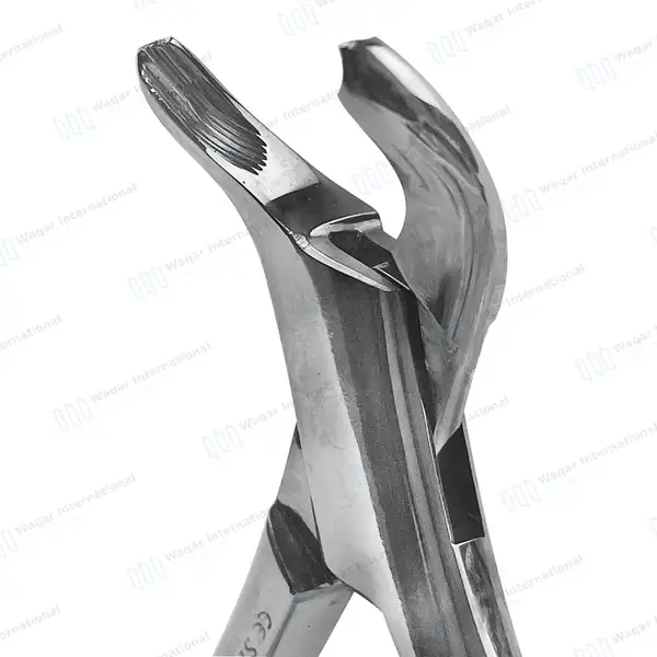 6 Universal Pedo Extracting Forceps #17S for Lower Molars - dental instruments manufactured by Waqar International, Sialkot - view 3