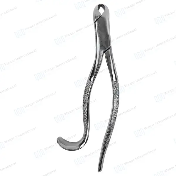 6 Extracting Forceps #103 for Lower Bicuspids, Incisors & Roots - dental instruments manufactured by Waqar International, Sialkot - view 6