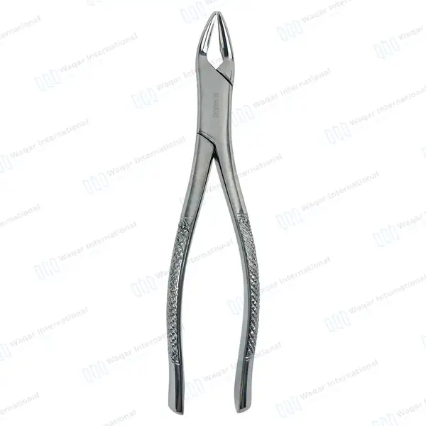 6 Extracting Forceps #150A for Upper Inscisors, Cuspids and Bicuspids - dental instruments manufactured by Waqar International, Sialkot - view 7