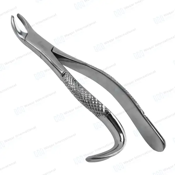 6 Dental Extracting Forceps 18L for Upper 1st & 2nd Molars - dental instruments manufactured by Waqar International, Sialkot - view 2