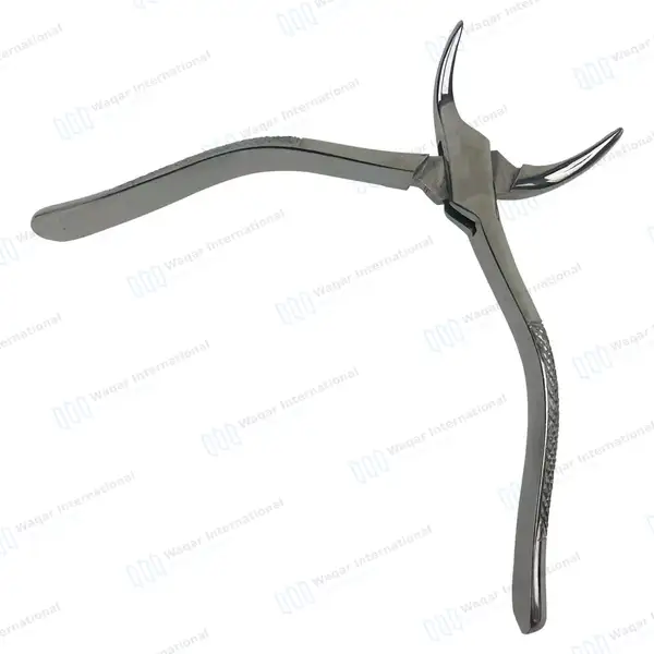 6 Extracting Forceps #69 Upper Lower Roots and Fragments - dental instruments manufactured by Waqar International, Sialkot - view 5