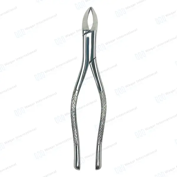 6 Extracting Forceps #69 Upper Lower Roots and Fragments - dental instruments manufactured by Waqar International, Sialkot - view 7