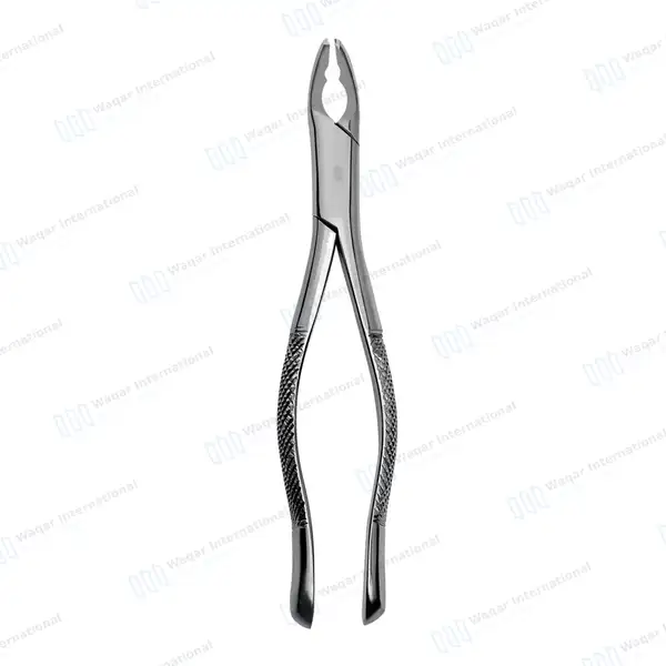 6 Pcs Extracting Forceps Set #151AS Serrated Split Beaks - dental instruments manufactured by Waqar International, Sialkot - view 5