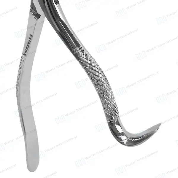 6 Pcs American Pedo Extracting Forceps #16S Lower Molars - dental instruments manufactured by Waqar International, Sialkot - view 3