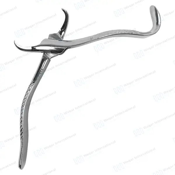 6 Pcs American Pedo Extracting Forceps #16S Lower Molars - dental instruments manufactured by Waqar International, Sialkot - view 4