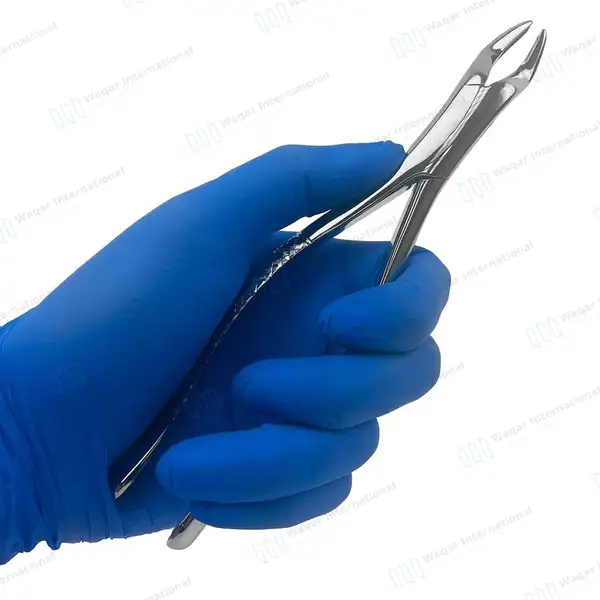 12 American Pattern Extracting Forceps No. 10S - dental instruments manufactured by Waqar International, Sialkot - view 7