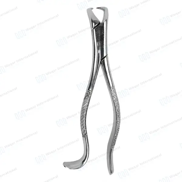 American Extracting Forceps #16 Lower 1st & 2nd Molars - dental instruments manufactured by Waqar International, Sialkot - view 5