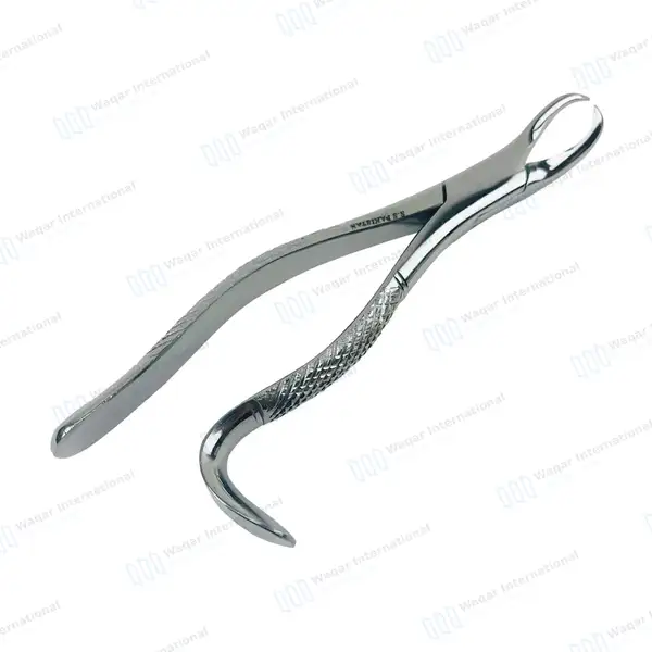 American Extracting Forceps #16S Lower Molars - dental instruments manufactured by Waqar International, Sialkot - view 8