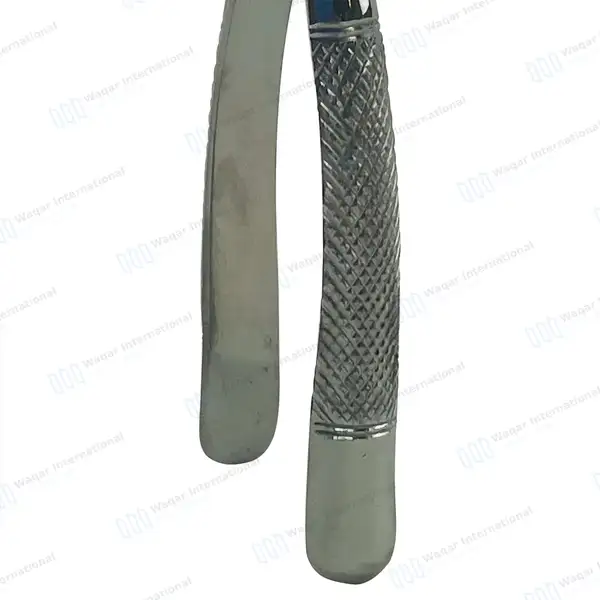 12 Pcs American Pattern Extracting Forceps No. 17 Lower Molars - dental instruments manufactured by Waqar International, Sialkot - view 3