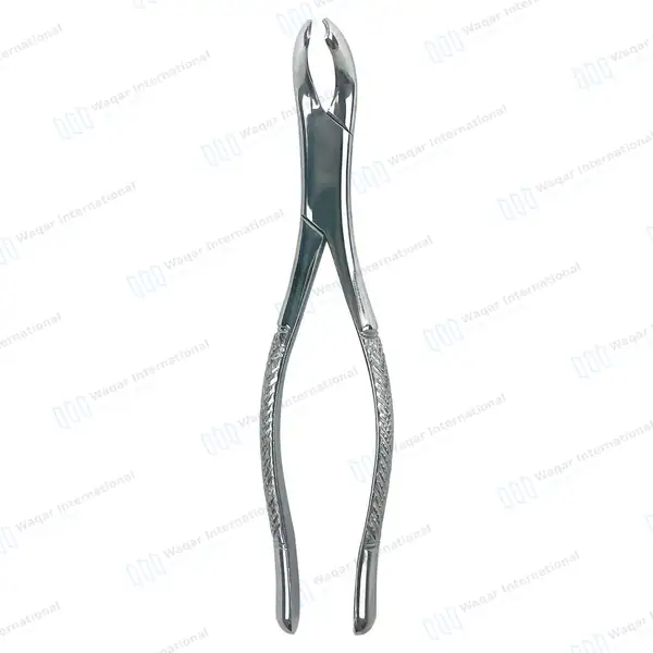 12 Pcs American Pattern Extracting Forceps No. 17 Lower Molars - dental instruments manufactured by Waqar International, Sialkot - view 5