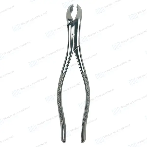 12 Pcs American Pattern Extracting Forceps No. 17 Lower Molars - dental instruments manufactured by Waqar International, Sialkot - view 6