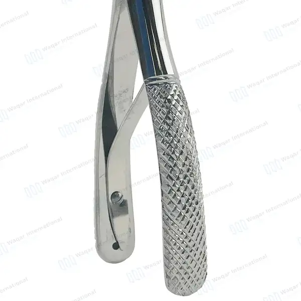 American Pedo Extracting Forceps #23S for Primary Lower Molars - dental instruments manufactured by Waqar International, Sialkot - view 4