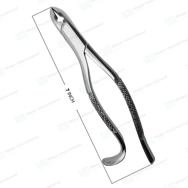 American Extracting Forceps No. 85A Lower Molars - dental instruments manufactured by Waqar International, Sialkot - view 3