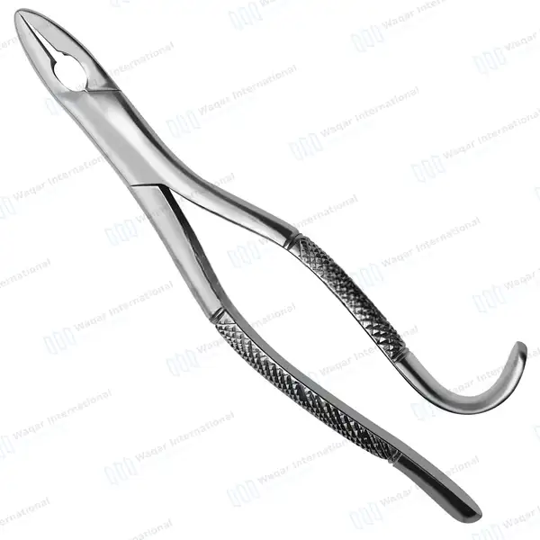 American Extracting Forceps No. 85A Lower Molars - dental instruments manufactured by Waqar International, Sialkot - view 5