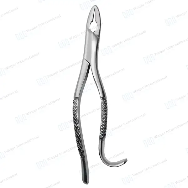 American Extracting Forceps No. 85A Lower Molars - dental instruments manufactured by Waqar International, Sialkot - view 6