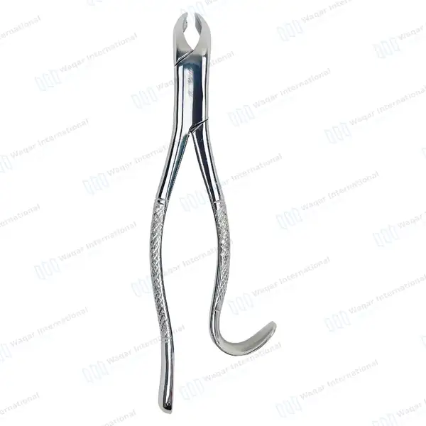 Dental Extracting Forceps No. 24 for Upper Molars - dental instruments manufactured by Waqar International, Sialkot - view 5