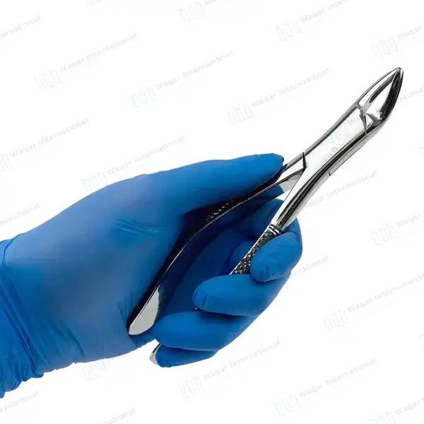 Dental Extraction Forceps #150 Upper Incisors, Root Teeth - dental instruments manufactured by Waqar International, Sialkot - view 10
