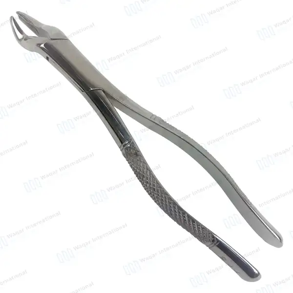 Extracting Forceps #53R for Upper 1st & 2nd Right Molars - dental instruments manufactured by Waqar International, Sialkot - view 2