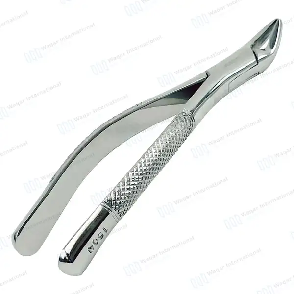 Extracting Forceps #150A for Upper Inscisors, Cuspids and Bicuspids - dental instruments manufactured by Waqar International, Sialkot - view 2