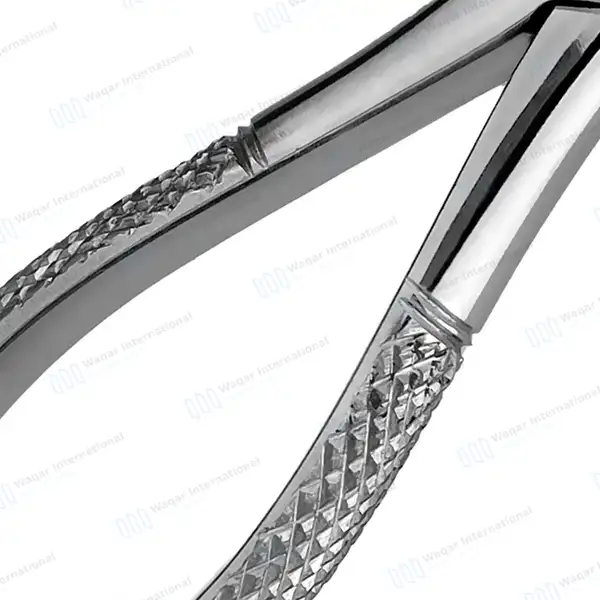 Extracting Forceps #286 for Upper Roots, Incisors & Premolars - dental instruments manufactured by Waqar International, Sialkot - view 5