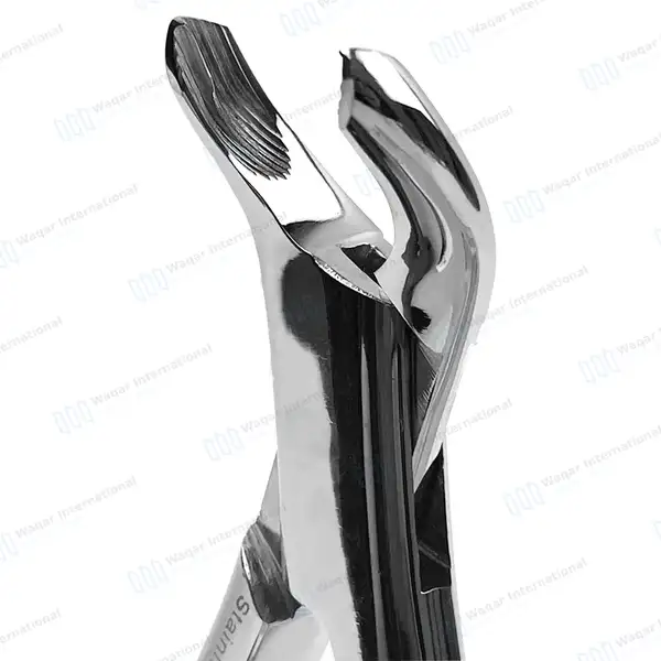 Extracting Forceps #217 for 1st & 2nd Lower Molars - dental instruments manufactured by Waqar International, Sialkot - view 3