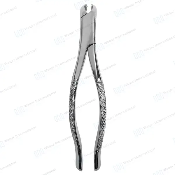 12 Dental Extracting Forceps #217 for 1st & 2nd Lower Molars - dental instruments manufactured by Waqar International, Sialkot - view 7