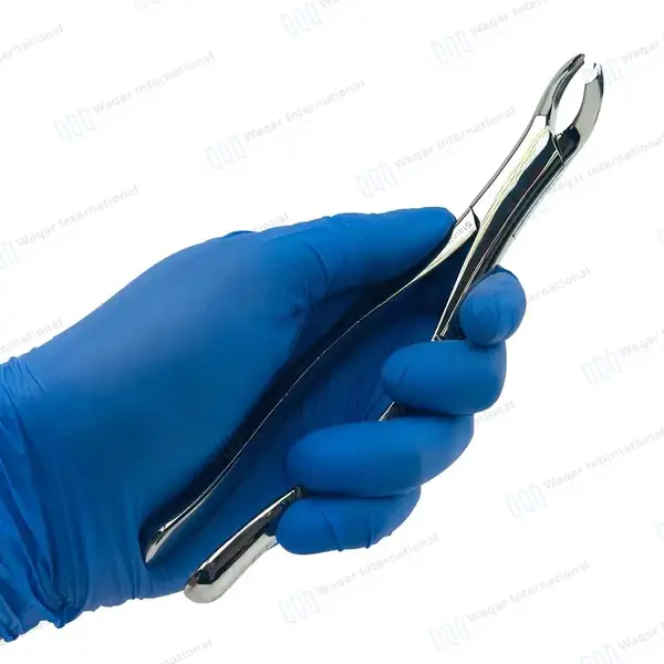 12 Dental Extracting Forceps #217 for 1st & 2nd Lower Molars - dental instruments manufactured by Waqar International, Sialkot - view 8