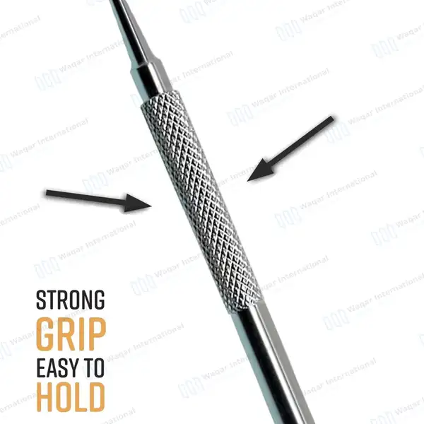 Ball Burnisher #28/29 Double Ended 2.3 mm – 3.6 mm Football Tips - dental instruments manufactured by Waqar International, Sialkot - view 7