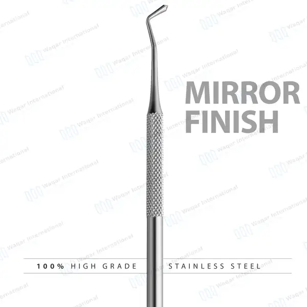Cone Burnisher #21B Double Ended Solid Handle - dental instruments manufactured by Waqar International, Sialkot - view 4