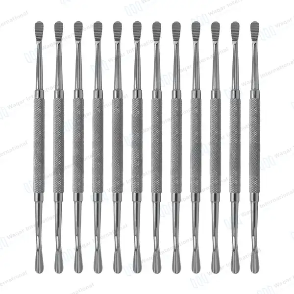 12 Bone File #12 Surgical Dental Dentist - dental instruments manufactured by Waqar International, Sialkot - view 2