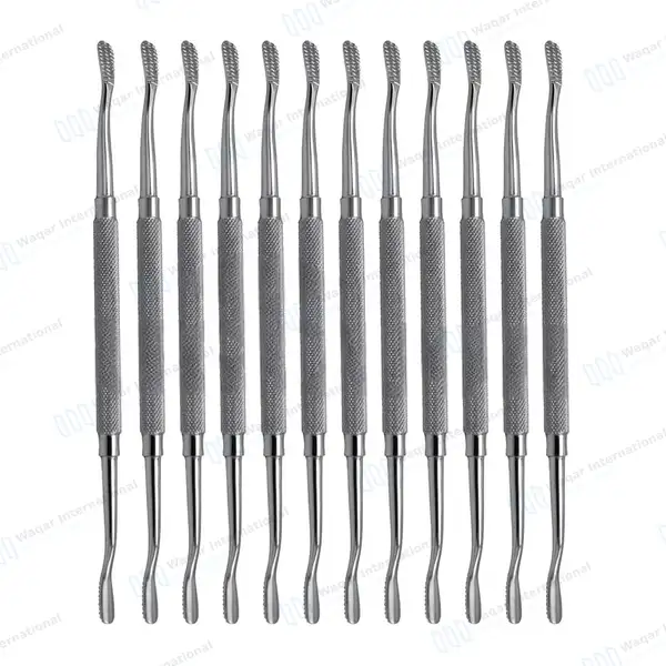 12 Pcs Dental Bone File #12CA Double Ended - dental instruments manufactured by Waqar International, Sialkot - view 2