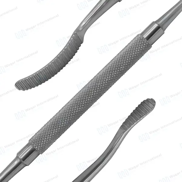 Dental Bone File #10 Double Ended 7″ Curved Up & Straight - dental instruments manufactured by Waqar International, Sialkot - view 5