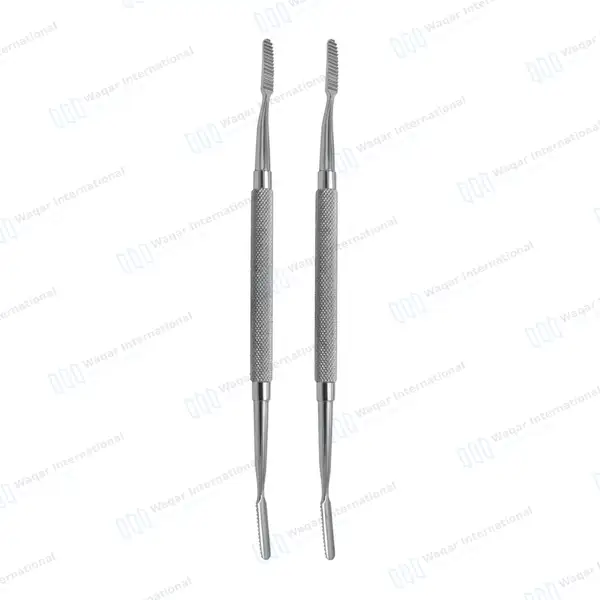 2 Pcs Dental Bone File #33 Double Ended - dental instruments manufactured by Waqar International, Sialkot - view 2