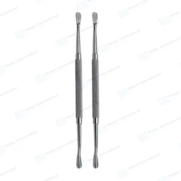 2 Pcs Dental Bone Files #12A Double Ended - dental instruments manufactured by Waqar International, Sialkot - view 2