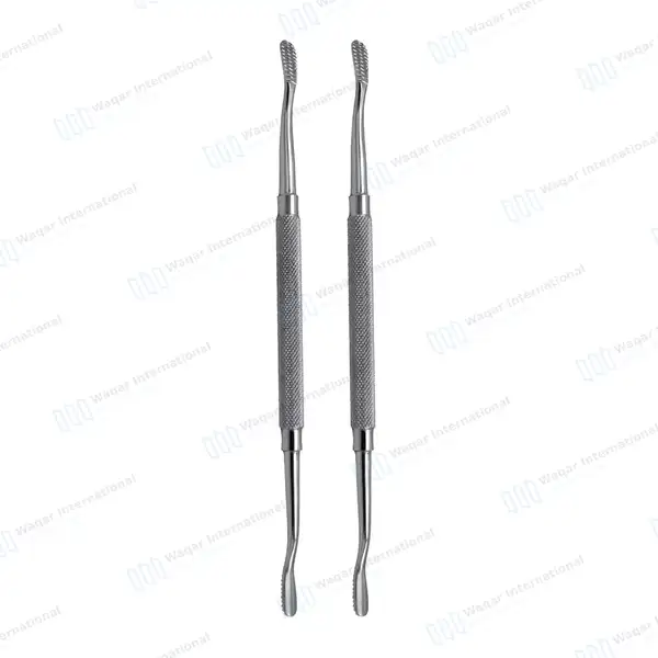 2 Pcs Dental Bone File #12CA Double Ended - dental instruments manufactured by Waqar International, Sialkot - view 2