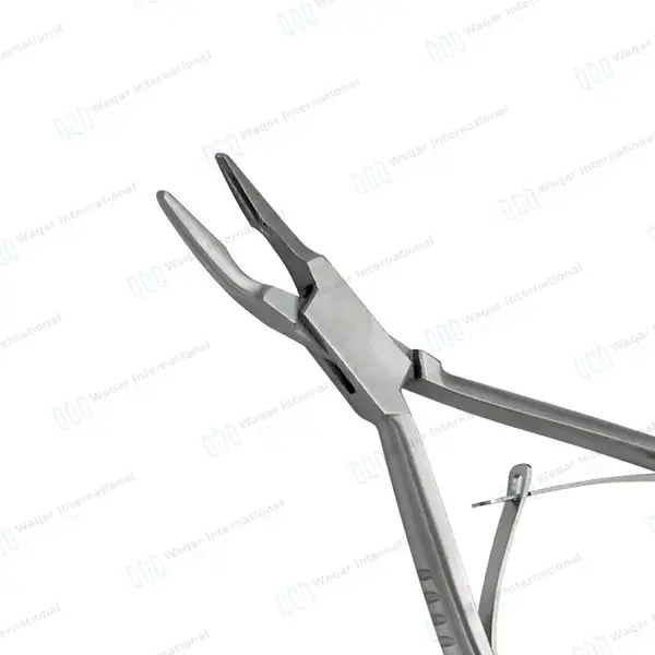 Micro Friedman Bone Rongeur 5.5″ 15° Curved 1.3mm Jaws - dental instruments manufactured by Waqar International, Sialkot - view 4