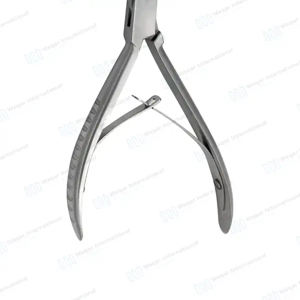 Micro Friedman Bone Rongeur 5.5″ 15° Curved 1.3mm Jaws - dental instruments manufactured by Waqar International, Sialkot - view 5