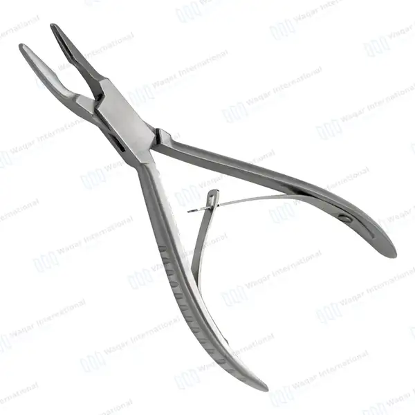 Micro Friedman Bone Rongeur 5.5″ 15° Curved 1.3mm Jaws - dental instruments manufactured by Waqar International, Sialkot - view 7