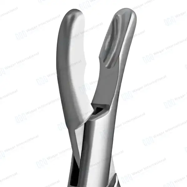 Luer Bone Rongeurs 7″ Curved 8x10mm Jaws - dental instruments manufactured by Waqar International, Sialkot - view 3