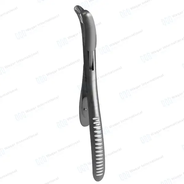 Luer Bone Rongeurs 7″ Curved 8x10mm Jaws - dental instruments manufactured by Waqar International, Sialkot - view 6