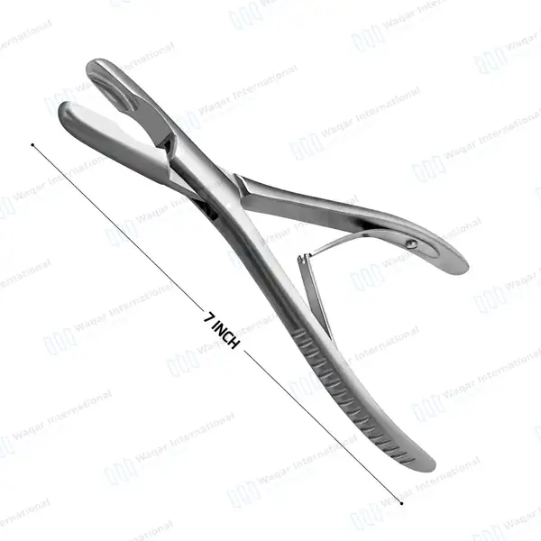 Luer Bone Rongeurs 7″ Straight 8x10mm Jaws - dental instruments manufactured by Waqar International, Sialkot - view 2