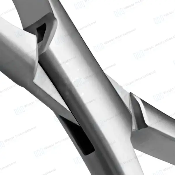 Luer Bone Rongeurs 7″ Straight 8x10mm Jaws - dental instruments manufactured by Waqar International, Sialkot - view 4