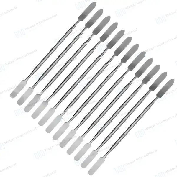 12 Pcs Cement Spatulas 7″ (17.8cm) Double Ended - dental instruments manufactured by Waqar International, Sialkot - view 2