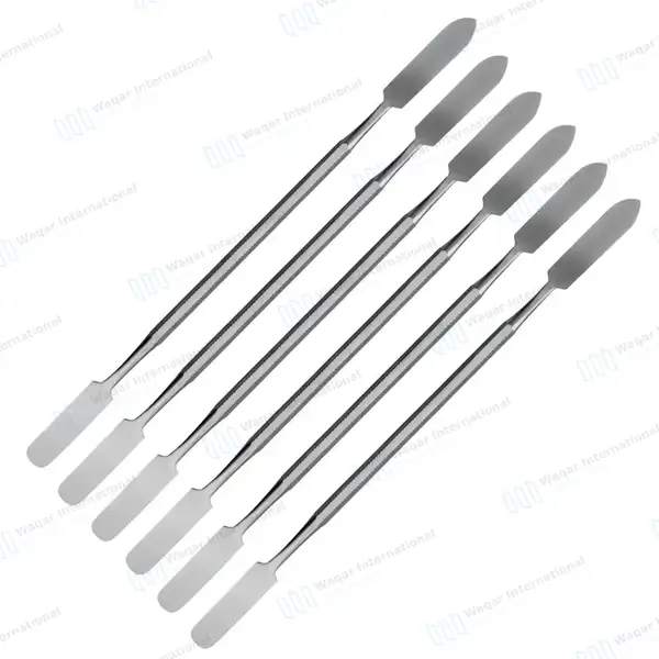 6 Pcs Cement Spatulas 7″ (17.8cm) Double Ended - dental instruments manufactured by Waqar International, Sialkot - view 2