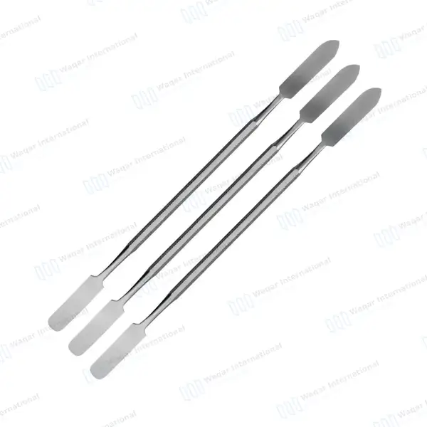 3 Pcs Cement Spatulas 7″ (17.8cm) Double Ended - dental instruments manufactured by Waqar International, Sialkot - view 2