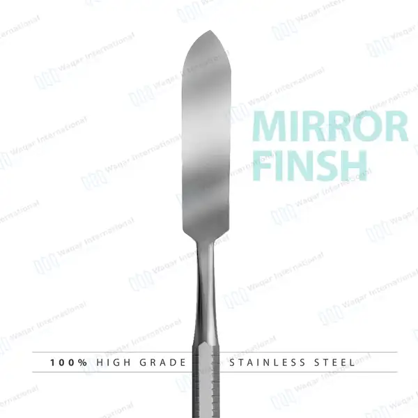 3 Pcs Cement Spatulas 7″ (17.8cm) Double Ended - dental instruments manufactured by Waqar International, Sialkot - view 6